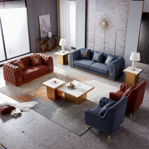 Luxury living room sofa furniture set